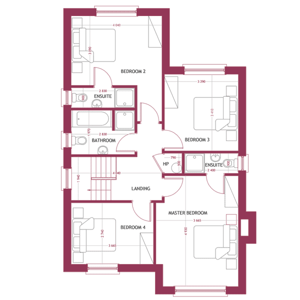 TYPE A First Floor Map
